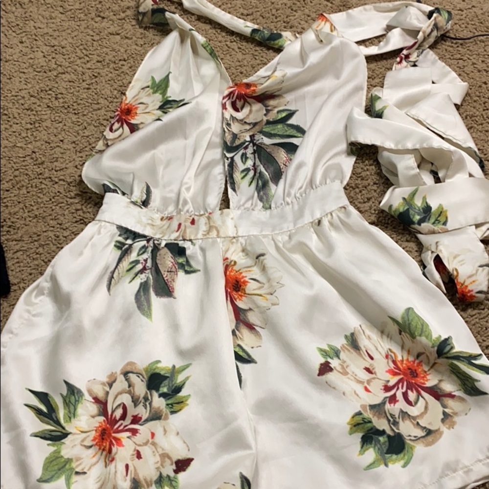 tropical romper